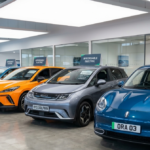 Affordable electric cars lineup in modern dealership showroom 2026